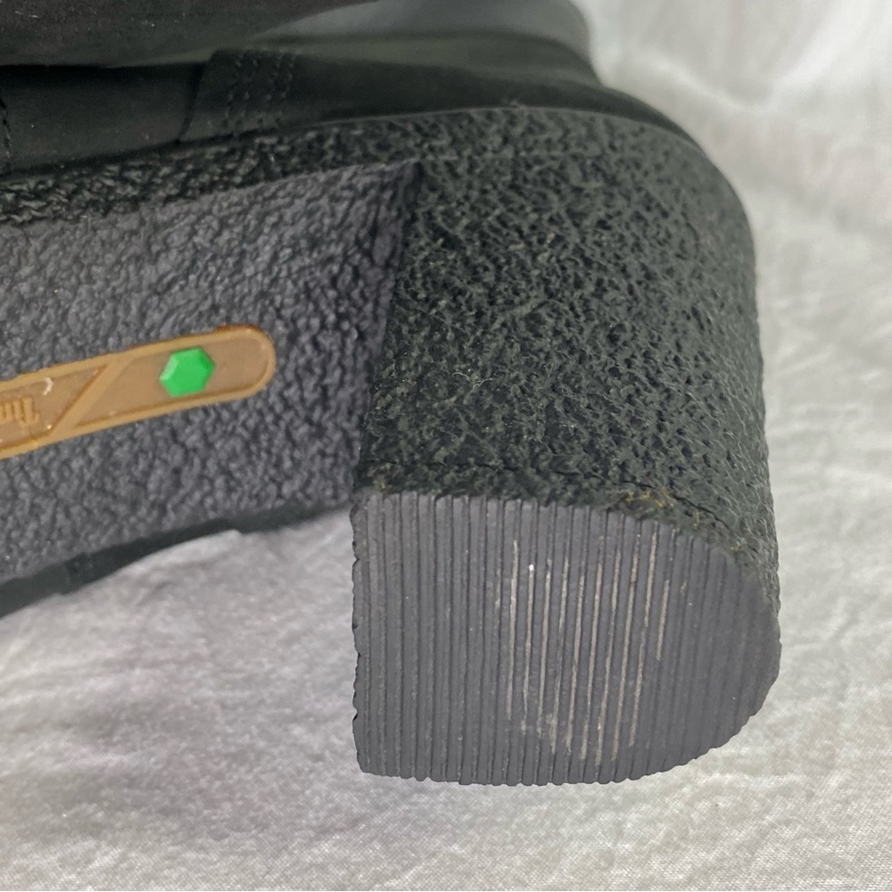 Timberland Black Leather Suede Glancy 3.5” Heel 8432A 4834 Size 10 EUC - Picture 14 of 16